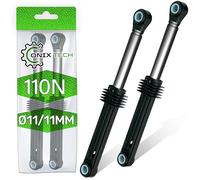 2 Pieces Washing Machine Shock Absorbers 110N Ø11/11 mm with Original Code 2816870200 52X1524 for Beko for Arcelic - Warranty 5 Years - ONIX TECH
