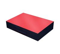 2 Pieces Weightlifting Fall Pads Impact Pads Floor Protection Mats Fall Mats Made of PVC for Maximum Shock Absorption for Personal, RedCompressed Sponge