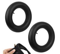 2 Pieces Wheelbarrow Inner Tubes, 4.80/4.00-8 Replacement Wheel Barrow Inner Tubes with Straight Valve Stem for Wheelbarrows, Lawn Mowers, Hand Trucks, Tractors, Carts(Black)