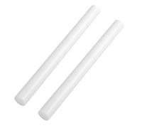 2 Pieces White PA6 Nylon Plastic Rod, 15×500Mm-30×500Mm Solid Round Bar Suitable for Model Making And Industrial Use,Diameter 20mm(Diameter 30mm)