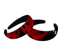 2 Pieces Wide Top Turban Velvet Hair Bands, Ladybug-1567 Fashion Head Wrap, Hair Head Bands Elastic Headband for Women, 2 Size