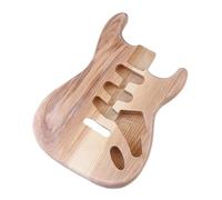 2 Pieces Wood Combined Guitar Body Guitar Barrel Ashwood Electric Guitar Barrel Parts Unpainted 5.6 Cm Pocket Width (Color : With holes)