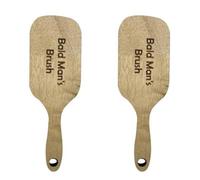 2 Pieces Wooden Bald Man Comb, Toothless Hair Thinning Comb, Mens Brush Gag Joke Gifts For Men, Jokes And Pranks For Adults, Funny Gifts For Men, Friends, Family
