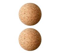 2 Pieces Wooden Cork Ball Wine Stopper, Cork Ball Stopper for Wine Decanter Carafe Replacement 2.1 Inch/ 5.5 cm