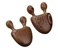 2 Pieces Wooden Massager, Multi-Function Massager, Manual Massage Tool, Suitable for Face, Neck, Legs, and Back.