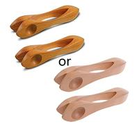 2 Pieces Wooden Musical Spoons Folk Percussion Instrument Natural Wood Musical Spoons Traditional Percussion Spoons