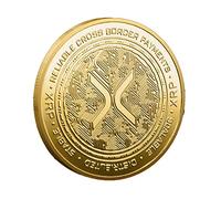 2 Pieces XRP Coin Physical Crypto Coins Cryptocurrency Cryptobitcoins Novelty Hobby commemorative Token