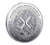 2 Pieces XRP Coin Physical Crypto Coins RIPPLE Cryptocurrency Cryptobitcoins Token Hobby commemorative coin