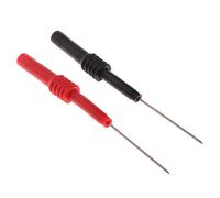 2 Pieces YT176 Leads Pin for Multimeter Stainless Steel Needle L95mm for Industry Site Testing Ruinless