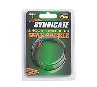 2 PIKE HOOK SEMI BARBED SNAP TACKLE SIZE 10