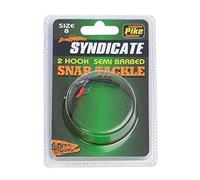 2 PIKE HOOK SEMI BARBED SNAP TACKLE SIZE 8, SP2H8