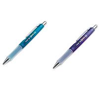 (2) PILOT Dr. Grip Refillable & Retractable Gel Ink Rolling Ball Pen, Fine Point, Purple Barrel, Black Ink (36261) & Blue Barrel, Black Ink, Single Pen (36260)