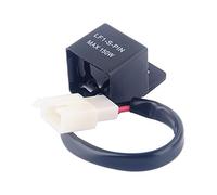 2 Pin 12V Auto Motorcycle LED Turn Indicator Light Flasher Relay Turn Rate Control Blinkrelais Suitable for Most for for for Motorcycles