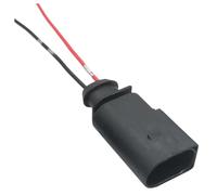 2 Pin 3.5mm Auto Waterproof Wiring Harness Socket Electrical Horn Plug 1J0973722 1717692-1 1717692-6 With Wire(2p male female,20 S)