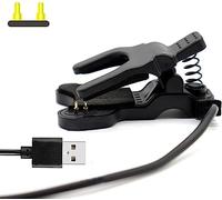 2-Pin 3mm Clip Type Charging Cable USB Charger Adaptor For Child Smart Watch Wristbands USB Port Compatibility Backup Chargers
