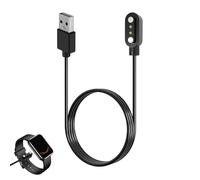 2 Pin 4mm Magnetic Smart Watch Charger, Magnet Charging USB Cables, Universal Compatible with Dafit, Nerunsa, Radley, Reflex Active and More, Portable Quick Charge Cable, 60cm Length, Black (1)