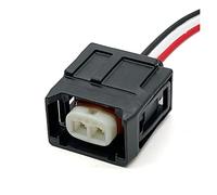 2 Pin Auto Diesel Fuel Injector Plug Waterproof Fuel Pump Electronic Connector With Cable Compatible With Toy~ta 7287-1495-30 90980-12747 (Color : 2Pin Female, Size : 1 Pc with 15cm 18AWG)
