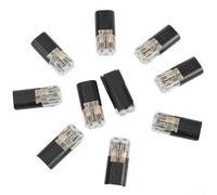 2-Pin Auto Wire Connector Kit for Car Electrical Wiring - UL94V-0 Flame-Retardant Plastic Terminal Clamp, 0.34-0.75 mm² (22-18 AWG),