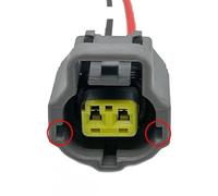 2 Pin Car Coolant Temperature Sensor Plug Wire Harness 1JZ-GTE 2JZ-GTE Miata IAC Connector Compatible With Toy~ta 178390-1 178390-2 178390-3(2Pin Gery C)