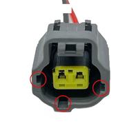 2 Pin Car Coolant Temperature Sensor Plug Wire Harness 1JZ-GTE 2JZ-GTE Miata IAC Connector Compatible With Toy~ta 178390-1 178390-2 178390-3(2Pin Gery A)