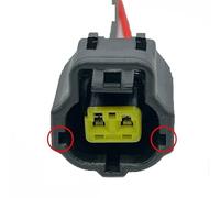 2 Pin Car Coolant Temperature Sensor Plug Wire Harness 1JZ-GTE 2JZ-GTE Miata IAC Connector Compatible With Toy~ta 178390-1 178390-2 178390-3(2Pin Black)
