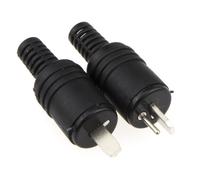 kenable 2 pin DIN Plug Speaker and HiFi Connector Screw Terminals Strain [2 Pack]