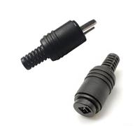 2 Pin DIN Speaker Wire Connector Male Female Screw Terminal | Nickel-plated Contacts, Plastic Shell, 1A 220V Rated, For Hi-Fi Audio, Screw Connection, Male Or Female