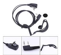 2 PIN Earpiece Headset PTT MIC Interphone Earphone Earpiece Walkie Talkie Headset with Microphone Walkie Talkie Headphone for Baofeng UV5R BF-480/490/320/V6