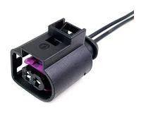 2 Pin Fuel Injector Connector Plug with Repair Loom, Compatible with VW Audi Seat Skoda, OE 4D0971992 / 4D0971992A FJHousehold