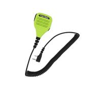 2 Pin K Plug Handheld Speaker Mic Microphone for Baofeng UV-5R BF-888S Quansheng UV-5RPLUS UV-K6 UV-K58 Radio Walkie-Talkie Speaker Microphone Light Green