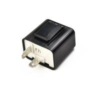 2 Pin LED Flasher for Relay for Motorcycle 12V Turn Signal Indicator with Adjustable Flashing Speed 50-200 Cycles/Min for
