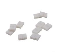 2 Pin LED Strip Connector 8mm Solderless Clip 10PCS