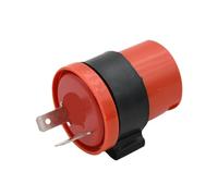2 Pin Motorcycle Turn Flasher Relay 6V-12V Compatible With Most Motorcycles ATV With Tungsten Bulb Indicators(Red)