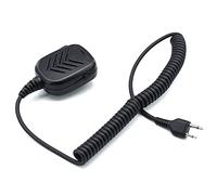 2-Pin Speaker Mic for Uniden 044 040 PRO401HH PRO501HH Yaesu FT-65 Radio | Yaesu FT-470 FT-65 FT-50 FT-40 FT-11 FT-10, Vertex VX200 VX310 VX500, Maxon P210, Icom IC-V82 IC-V8 IC-4088a,3.5mm jack