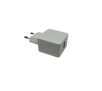 2 Pin to USB Plug Travel Adapter Charger, Wall Adaptor with USB Port, Universal Power Charging Converter (pack of 2)