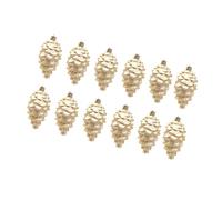 2 Pinecone Shape Holiday Ornaments Luxurious Color Finish Christmas Decoration For Tree Home Retail Displays Electroplated Christmas Orbs