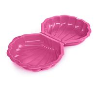 URBN-TOYS Shell Clam Shaped Plastic Sandpit Outdoor Garden Fun Paddling Ball Pool Sand Pit (2, Pink)