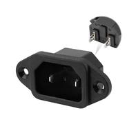 2 Pins Inlet Power Plug Socket Replacement fot Selected 4, 6 & 8 Quart Crock-Pot Express Multicooker SCCPPC400-V1, SCCPPC600-V1 SCCPPC800-V1, Rice Cooker Power Cord