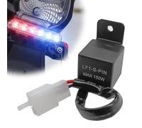 2 Pins LED Flasher Relays Fix, Turn Signal Flasher Relay Compatible with Motorcycle Turn Signal Hyper Flash Compatible with Honda Scooter Moped ATV Dirt Bike, Blinker LED Light