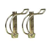 2 Pipe Tube Linch Lynch Pin 10mm x 50mm Trailer Tractor Truck Linkage Stabiliser