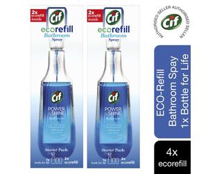 2 pk Cif Power & Shine Bathroom soap-scum removal Starter Pack