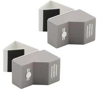 2 Pk Door Finger Safety Guard Slip-on Foam Bumper Stop. Flips On/Off. by PinchNot