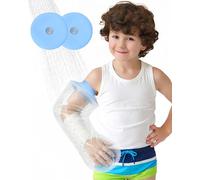 2 PK Kids Waterproof Arm Cast Covers for Shower & Bath, Reusable Arm Cast Protector to Keep Cast Dry, Comfortable & Durable for Daily Use, After Surgery, Broken Arm, Wound or Bandage (Arm-S)