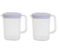Whitefurze Fridge Door Water Jug F0210 - 1.5 L Plastic with Lid