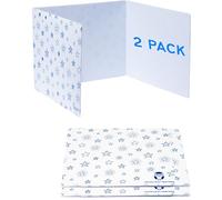 2 Plastic Privacy Folders for Students - Durable + Erasable - Desk Divider Privacy Panel, Easy-Store Privacy Shields for Student Desks, Testing Dividers for Classroom, Test Dividers for Student Desks