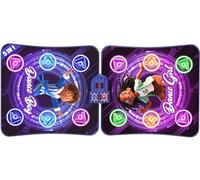 2-Player Electronic LED Light Dance Mat, Music Dance Toy with 5 Modes, Develops Hand-Eye Coordination, Challenge Game for Single or Double Players, Christmas Dance Mat Toy for Boys & Girls Ages 3-12