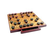 2 Player Strategy Board Game Chinese Chess Set With Foldable Board And Mahogany Pieces Classic Xiangqi Travel Game