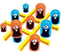 2 Players Tic Tac Toe Big Eat Small Game Parent-Child Interactive,Blue Orange Gobblet Gobblers Board Game,Toy Kids Puzzle Board Game,Family Games to Play and a Classic Game Home Decor