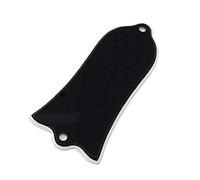 2-Ply Black Bell Truss Rod Cover Blank For Gibson Les Paul SG Guitar by VINTAGE FORGE | TRC50