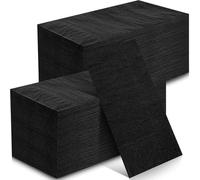 2 Ply Black Dinner Napkins - Pack of 100ct